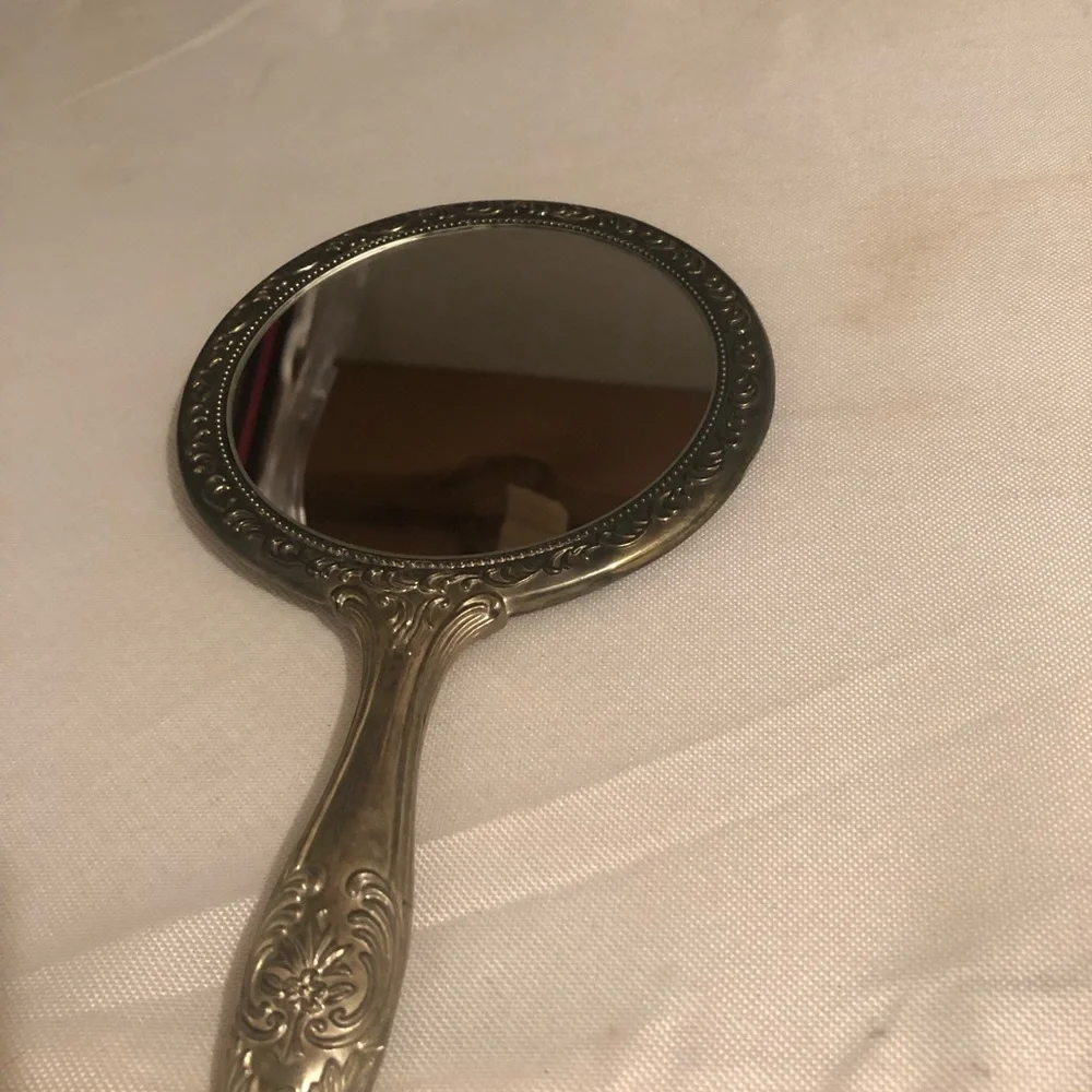 Elegant 1918 Silver Hand Mirror- 968 $100 or $80 w/offer